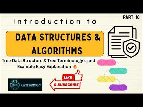 Tree Data Structure Introduction |Tree Terminologies Explained with Examples | Degree, Root, NodeDSA