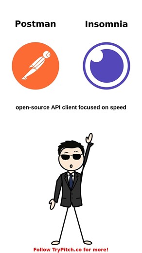 Postman vs Insomnia #api #webdev #backend #postman #insomnia #coding #developer #shorts