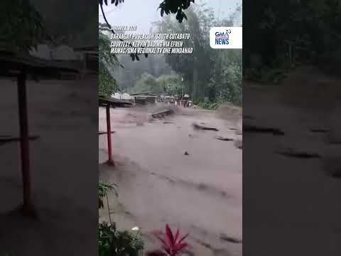 Several houses near river in Barangay Poblacion, South Cotabato, flooded | GMA Integrated News