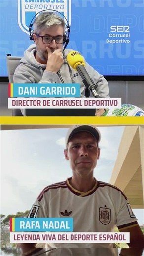 Rafa Nadal en Carrusel: "Somos favoritos ante Argentina"