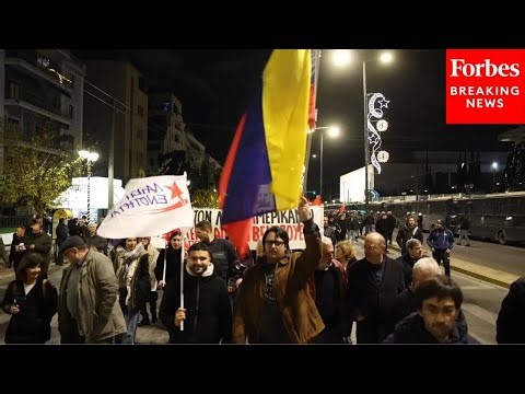 U.S. Military Strikes On Venezuela Spark Massive Protests Across Athens, Greece