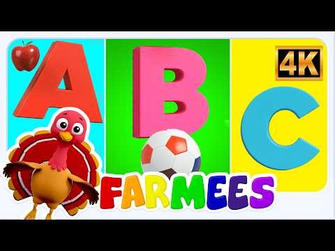 ABC Song Phonics - Toddler Learning Video , A for Apple , Nursery Rhymes , Alphabet song for Kids