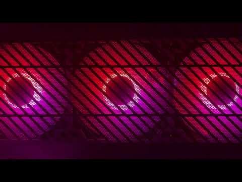 PC Case RGB Fan Operation - 1-Hour Uncut (4K 24fps)