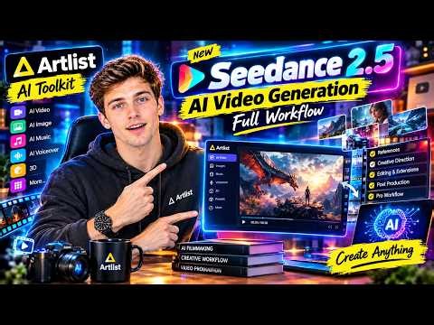 Seedance 2.5 on Artlist AI Toolkit | Create Cinematic AI Videos