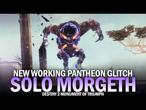 New Solo Pantheon Morgeth Cheese (Working Finisher Glitch) [Destiny 2]