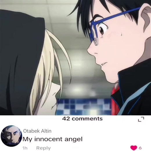 Ну прям невинная душа #yuriplisetsky #otabekaltin #yurionice #юринальду #otayuri