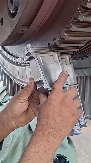 Precision and Accuracy: Gas Turbine Blade Assembly