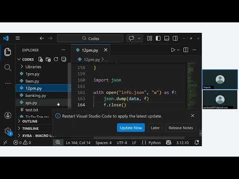 TN DSAI 104 Mar 12 2026 : JSON handling & Introduction to concepts of OOPs