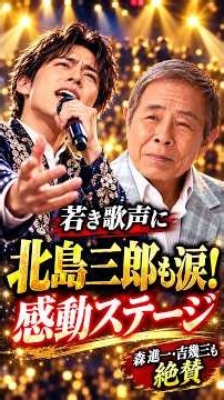 😱🎤【北島三郎も思わず涙！】若き歌手が歌い出した瞬間…第一声で会場騒然！伝説の歌手も驚いた奇跡の歌声！ #演歌 #懐メロ #感動の歌