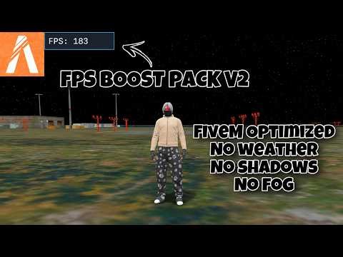 🔧FIVEM: FPS Boost Graphics Pack V2 (OPTIMIZED) +160 FPS (No Shadows, Low Vegetation, Better FPS)