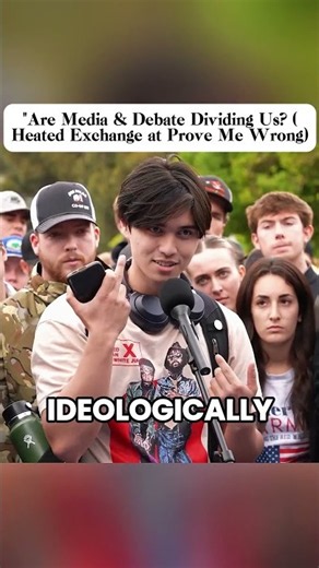 "Are Media & Debate Dividing Us? (Heated Exchange at Prove Me Wrong)"