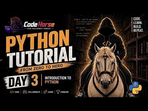 Python Tutorial for Complete Beginners — Day 3 of 15