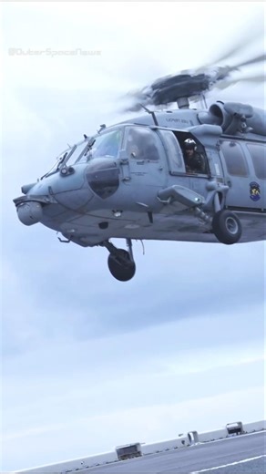 Landing a helicopter on a moving ship…