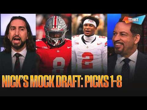 Nick’s OFFICIAL Mock Draft: Reese goes to Jets, Mendoza hype, Who will draft Caleb Downs? | FTF