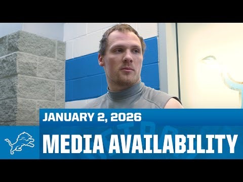 Detroit Lions linebacker Jack Campbell meets with the media | January 2, 2026