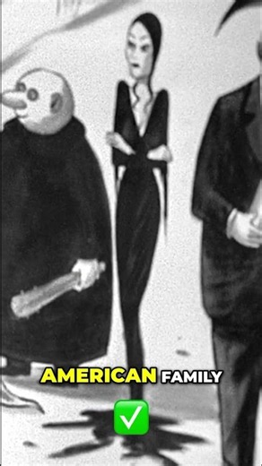 The Addams Family: From New Yorker Cartoons to Iconic Media #shorts