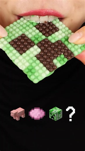MINECRAFT FOOD IN REAL LIFE ASMR 🐽