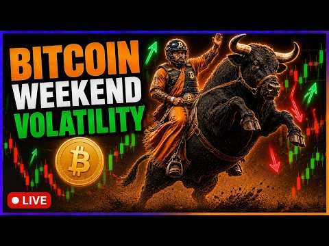 Bitcoin Weekend Volatility : Live Trading
