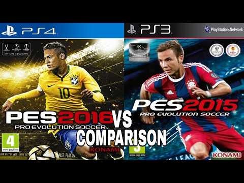 PES 2016 PS4 Vs PES 2015 PS3