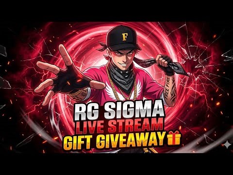 RG SIGMA 🛑 LIVE STREAM GIFT GIVEAWAY 🎁 MY SUBSCRIBERS || BUNDLE, EMOTE, REDEEM CODE || #livestream