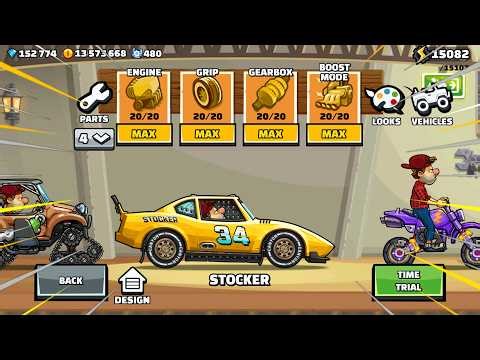 Hill Climb Racing 2 - New Vehicle STOCKER Update GamePlay Walkthrough