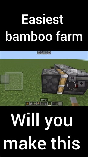 How to Make a Bamboo Farm in Minecraft Bedrock (Easiest Method)