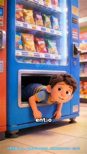 Menino Preso Dentro da Máquina de Vendas😱 #Catsoftiktok #CatLovers #cat #FunnyCats #catcartoon #fyp