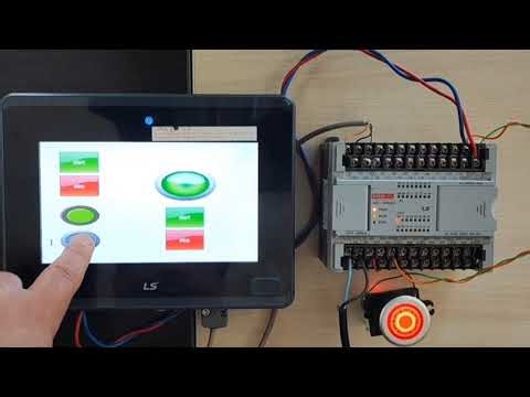 Session 4 | Bit Switch Test with LS PLC & HMI | PLC Model: XEC-DR32H