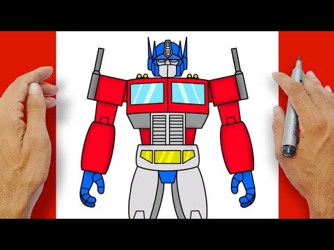 How To Draw OPTIMUS PRIME Easy Step-by-step from TRANSFORMERS 