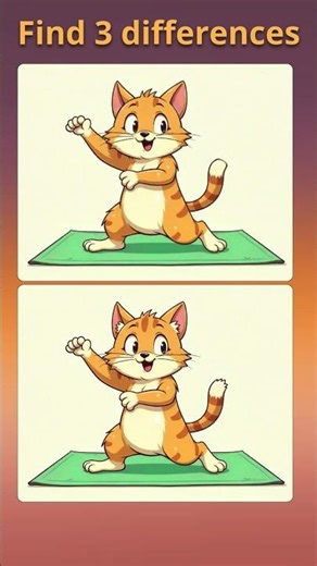 Find 3 Differences – Spot the Difference Challenge #Shorts Can You Find All 3?