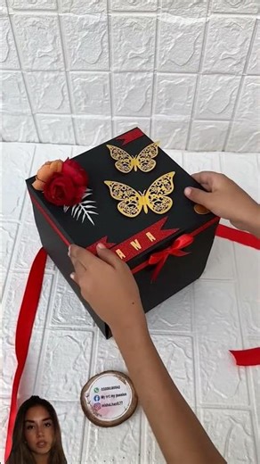 Chocolate explosion box #chocolate #giftbox