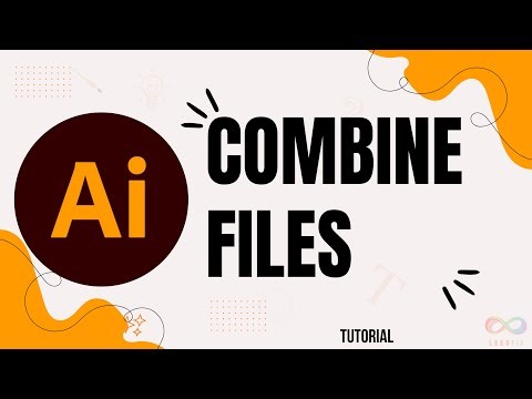 How to combine multiple Illustrator files into one