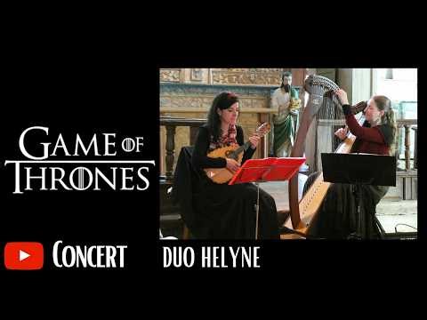 Game Of Thrones Theme - Live Mandoline & Harpe - Duo Helyne
