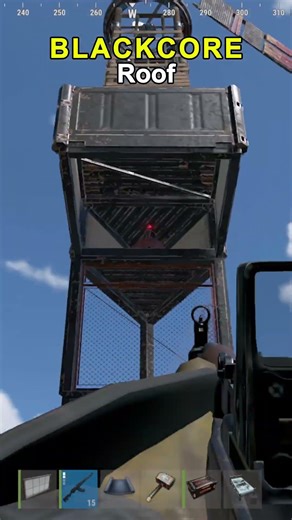 BLACKCORE - 2X2 BUNKER ROOF + 4 TURRET - Rust Base Design #rust #rustbase