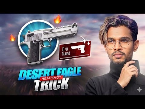 World's Best Desert Eagle Headshot Trick + Settings ☠️⚙️ | New Desert Eagle One Tap Headshot Trick !