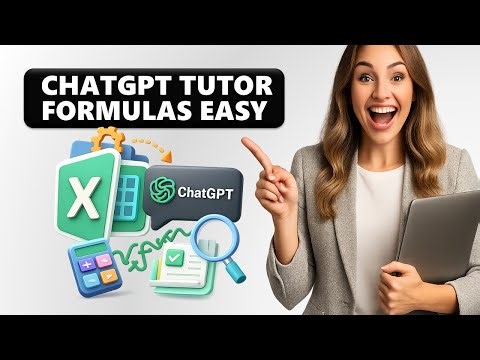 LEARN EXCEL FORMULAS Fast with CHATGPT: Step-by-Step Practice