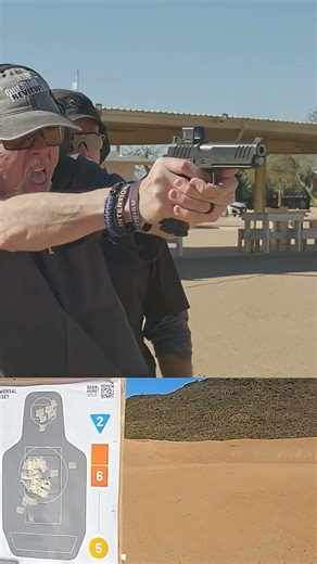 Slow mo USCCA 2 4 1 Drill Breakdown Speed & Accuracy Challenge at 7 Yards