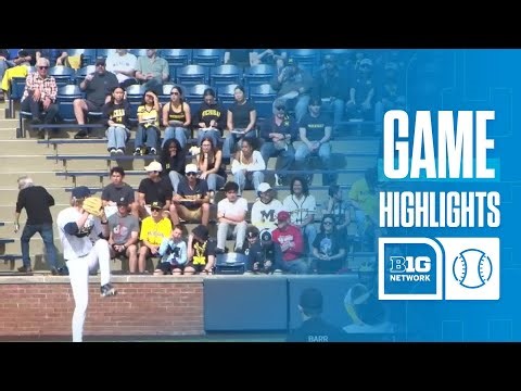 Oregon at Michigan | HIGHLIGHTS | Big Ten Baseball | 04/03/2026