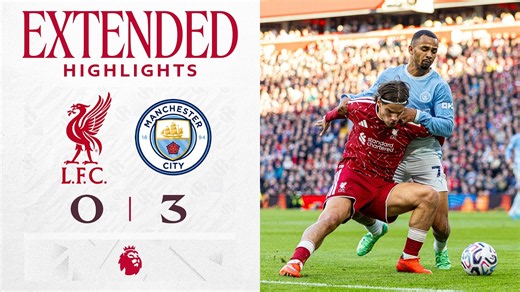 Highlights: Liverpool 0-3 Man City | Reds loss following red card