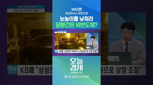 [오경안] 눈높이를 낮춰라 당분간은 비반도체? #김성훈 #Shorts
