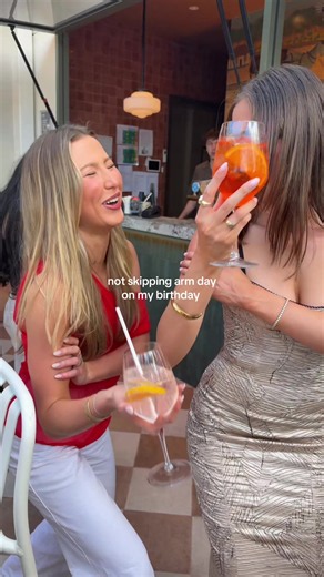 Arm Day Workout You Can Do on Your Birthday (With a Spritz)