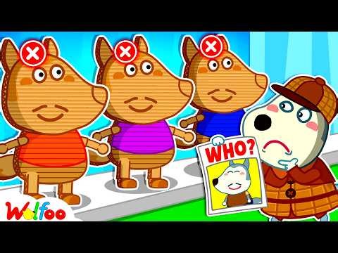NEW| Detective Wolfoo 🕵️ Cardboard Daddy? Who Is The Real? | Wolfoo Channel | Kids Cartoon