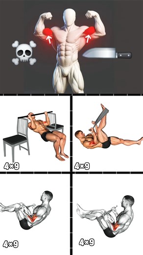 ⚠️Your biceps will explode with these home workouts