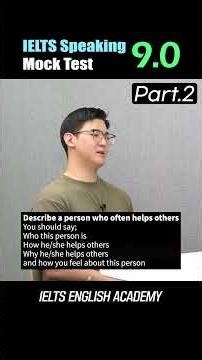 Band 9.0 in IELTS Speaking Part 2?