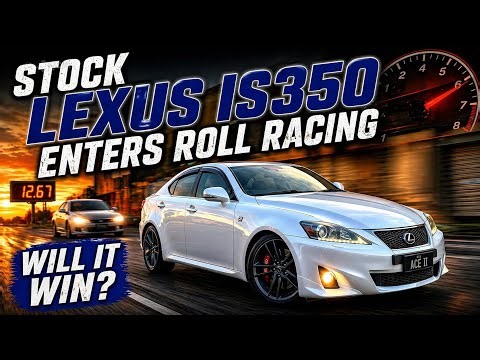 Can a STOCK Lexus IS350 WIN a Drag Race!!??