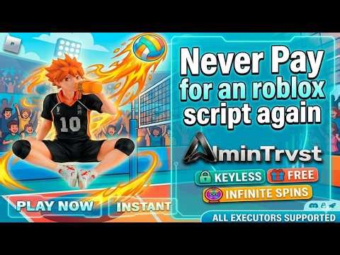 Best Free Keyless Volleyball Legends Script Infinite Lucky Spins,Esp.NoKey.