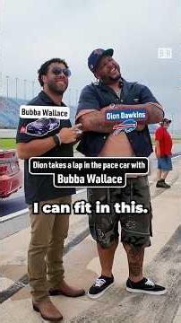 Dion Dawkins takes a ride with Bubba Wallace 🤩
