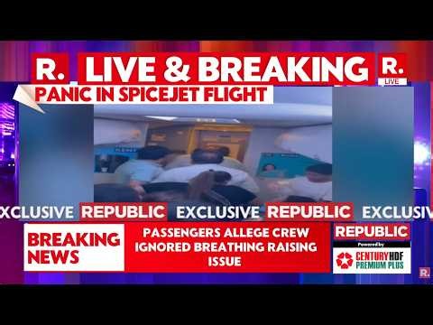 LIVE:SpiceJet Tech Glitch Leaves Passengers Struggling To Breathe; Crew Accused Of Ignoring Distress
