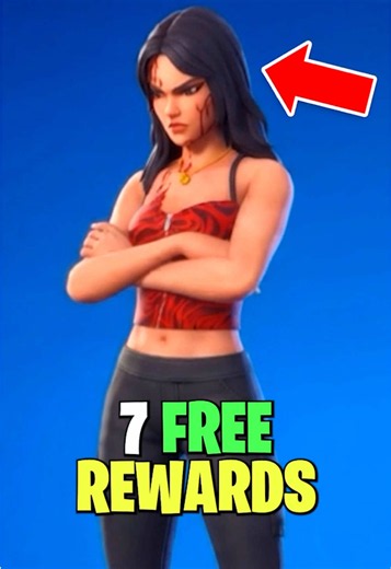 How to Get 7 FREE Fortnite Rewards! #fortnite #gaming #fyp #fortniteskins #fortniteupdate