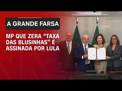 LULA aprova a volta da "TAXA DAS BLUSINHAS" para 2027.